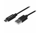 Star Tech 1m USB-C To USB-A Charge & Sync Cable Android/Laptop Thunderbolt 3 BLK