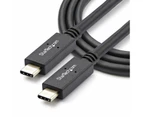 Star Tech USB-C Cable w/ Power Delivery USB 3.1 10Gbps USB For TypeC Devices BLK