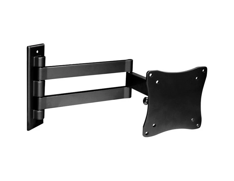 Venturi Triple Pivot Wall Mount Bracket Holder for 10-24" 12kg LCD TV Black