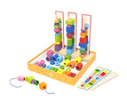 Tooky Toy Kids/Children Maze Bead Motor Skills Wooden Game Play Box 29.5cm 3+