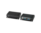 VC01-4 Dual Output Ports VGA to Composite Converter/VGA to BNC for Notebook BLK