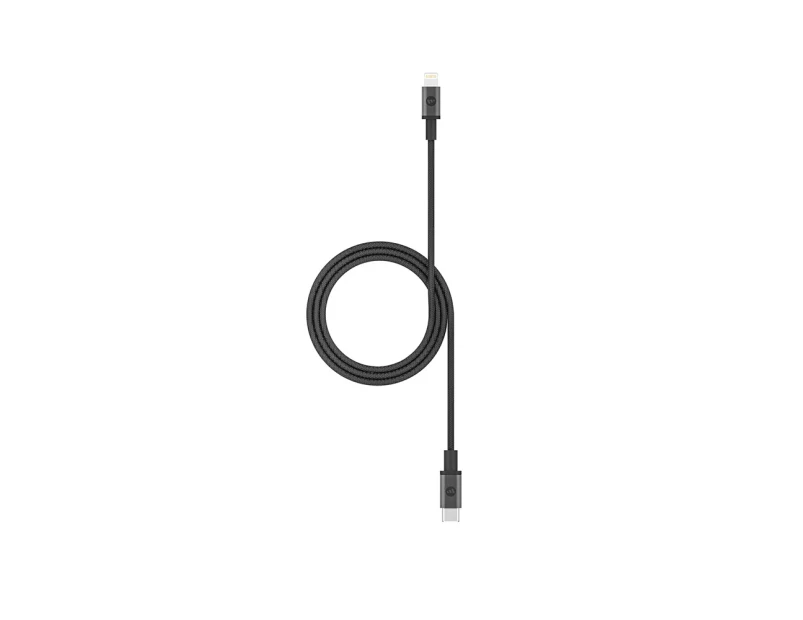 Mophie 1m USB-C to Lightning MFI-Certified Charging Cable for iPhone 13/14 Black