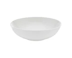 12pc Ecology Canvas Coupe Fine Bone China Dinner/Side Plate/Bowl Tableware White