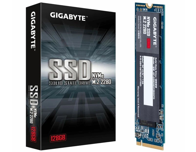 Gigabyte M.2 2280 2 PCIe NVMe SSD 128GB V2 Solid State Drive For Computer CPU