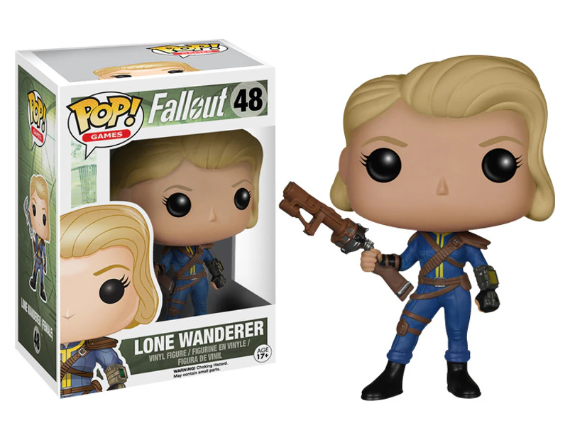 Pop! Funko Vinyl Figurine Fallout Lone Wanderer Female #48 Collectable Toy 3y+