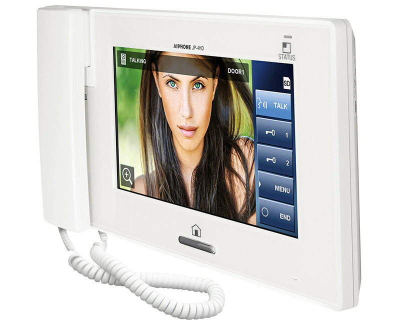 Aiphone JP Series 7" LCD Screen Video Sub Master Security Intercom Monitor White