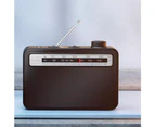 Philips 2000 Series 21cm Portable AM/FM Radio Analogue w/ Headphone Jack Black