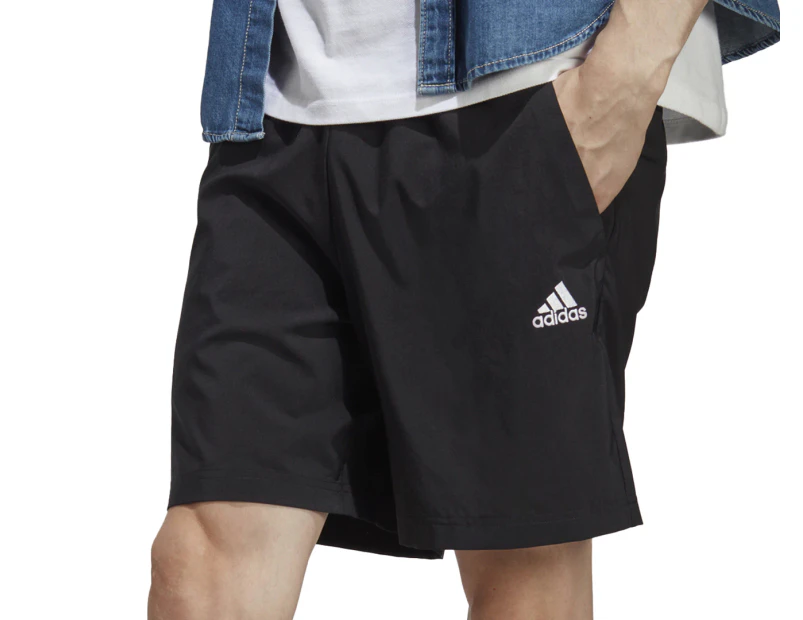 Adidas Men's AeroReady Essentials Chelsea Small Logo Shorts - Black