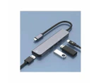 7in1 USB C Hub, Multiport Type-C HDMI USB 3.0 Micro SD TF OTG Adapter