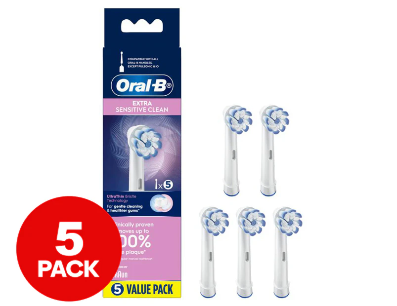 Oral-B Extra Sensitive Replacement Brush Heads 5pk