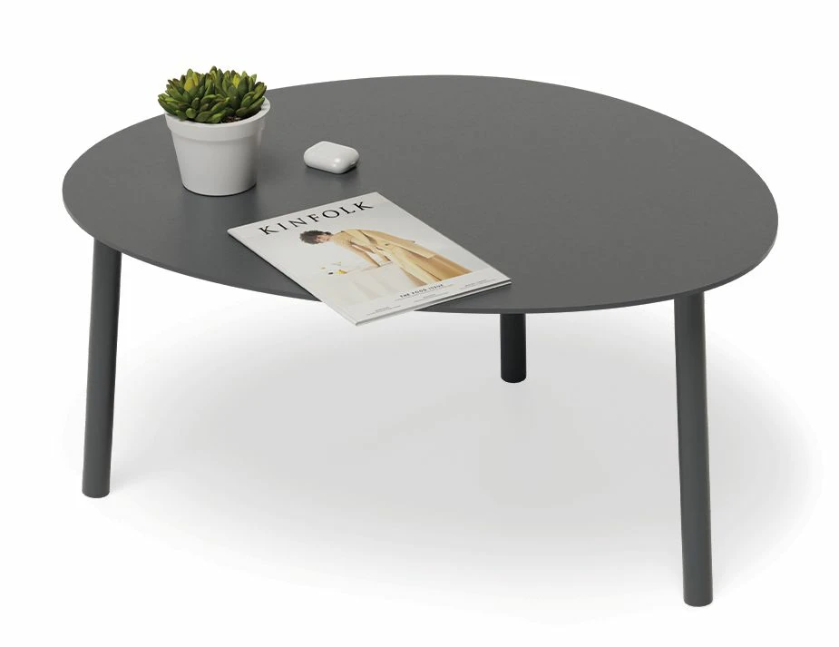 Cetara Outdoor Coffee Table - Medium - Charcoal