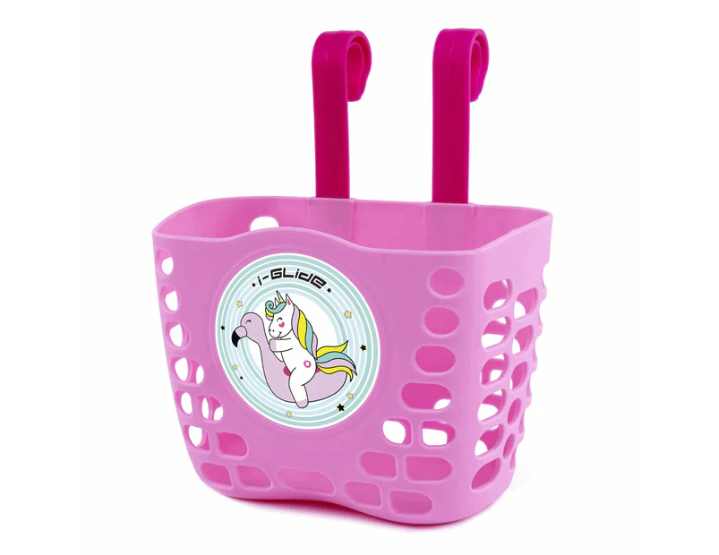 I-GLIDE Scooter Basket for 3-Wheel Kids Scooter - Pink