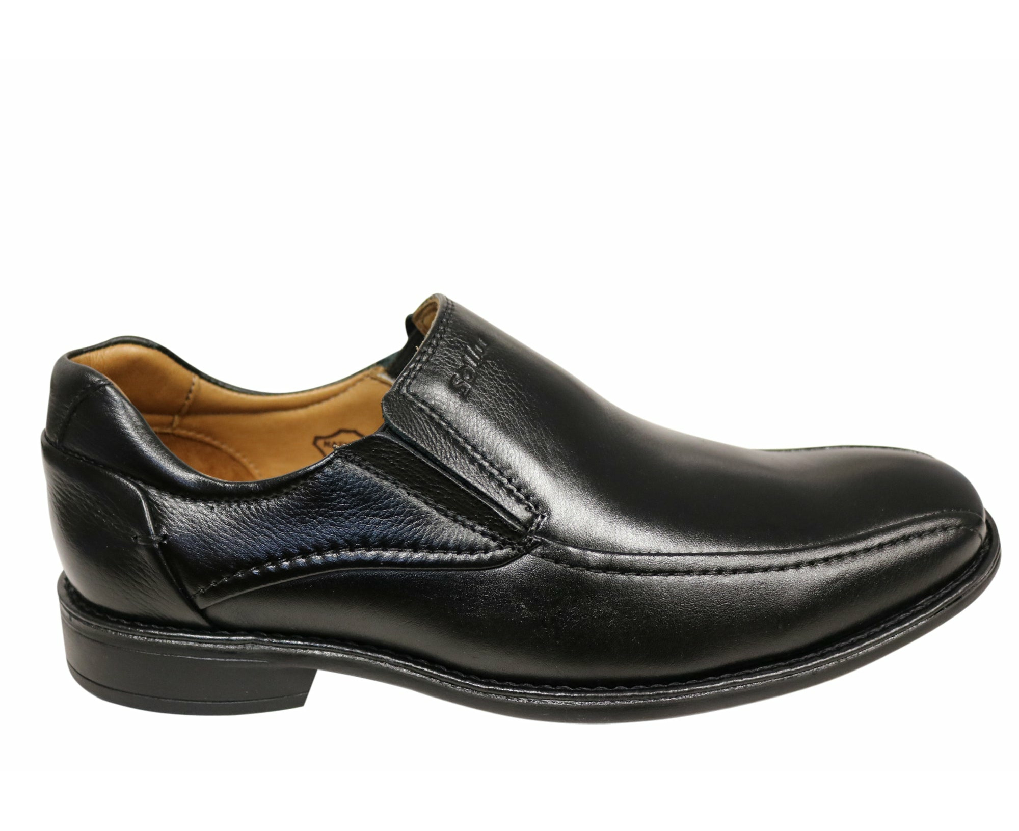 Sollu Woodley Mens Leather Comfort Slip On Dress Shoes Made In Brazil ...