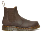 Dr. Martens Unisex 2976 Crazy Horse Leather Chelsea Boots - Dark Brown