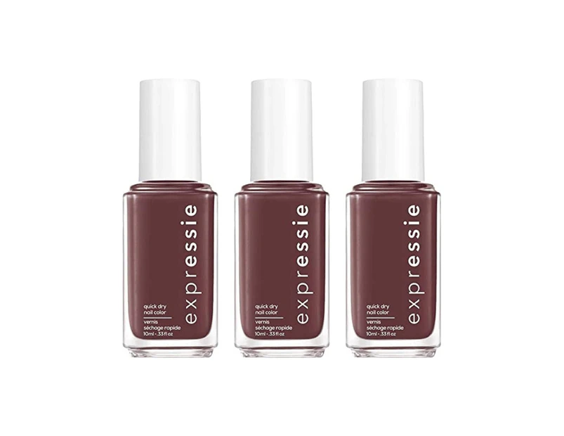 3 x Essie Expressie Nail Polish 10mL - 230 Scoot Scoot