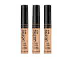 3 x Rimmel London Lasting Matte Concealer 7mL - 030 Sand