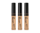 3 x Rimmel London Lasting Matte Concealer 7mL - 025 True Beige