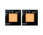 2 x Maybelline Fit Me Matte & Poreless Pressed Powder 8.5g - 230 Natural Buff