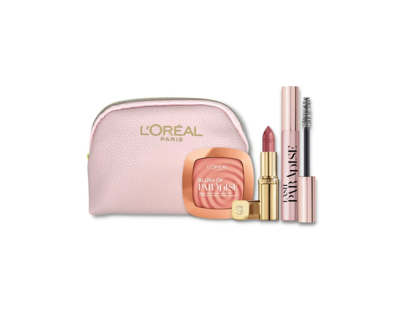 L'Oreal Paris Discover Your Summer Glow Gift Set With Makeup Bag