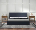 Milano Décor Sienna Luxury King Single Bed Frame & Headboard - Charcoal