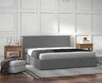 Milano Décor Sienna Luxury Double Bed Frame & Headboard - Grey