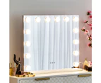 Cooper & Co. 65x57.5cm Hollywood Rectangle LED Vanity Mirror - White
