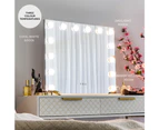 Cooper & Co. 65x57.5cm Hollywood Rectangle LED Vanity Mirror - White