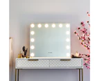 Cooper & Co. 65x57.5cm Hollywood Rectangle LED Vanity Mirror - White