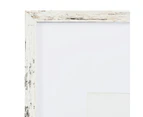 Cooper & Co. 87x62cm Premium Rustic Wooden Photo Frame - White