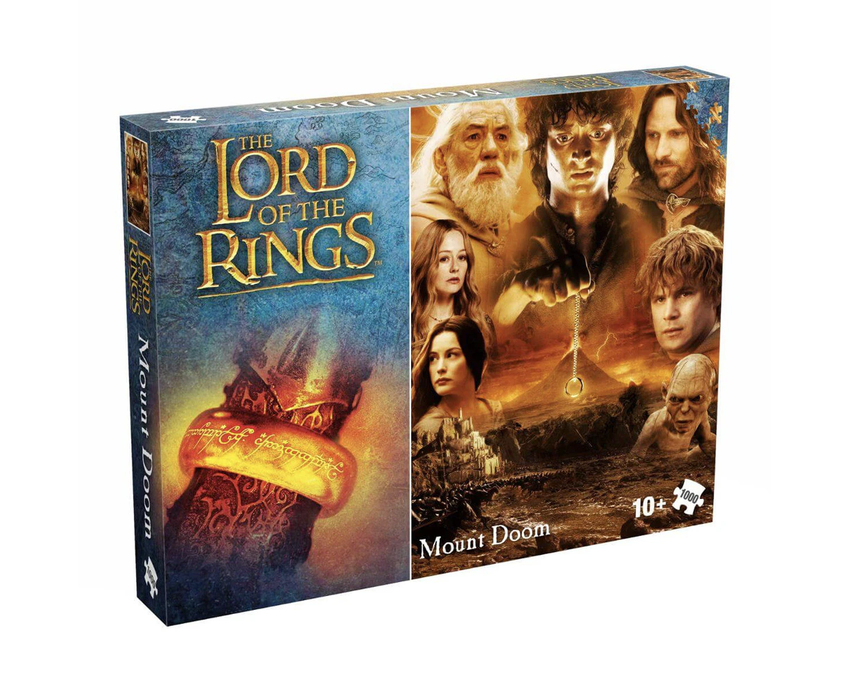 1000pc Lord of The Rings Mount Doom Edition Themed Teen/Family Jigsaw Puzzle 10+