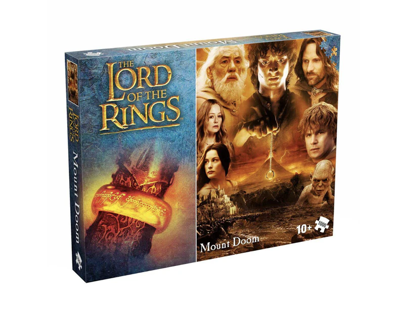 1000pc Lord of The Rings Mount Doom Edition Themed Teen/Family Jigsaw Puzzle 10+