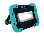 Tomcat 17.2cm Flood Light 10W Rechargeable COB LED Outdoor Floodlight 800 Lumen