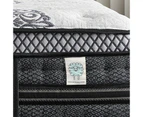 Royal Sleep QUEEN Mattress Plush Firm Bed Euro Top 7 Zone Spring Memory Foam