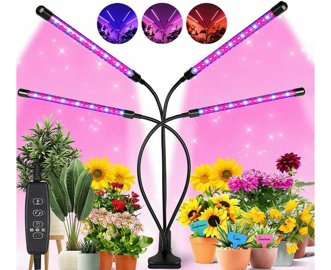 4Head LED Grow Light Plant Light Panel Growing Plant Veg Flower Indoor Lamp