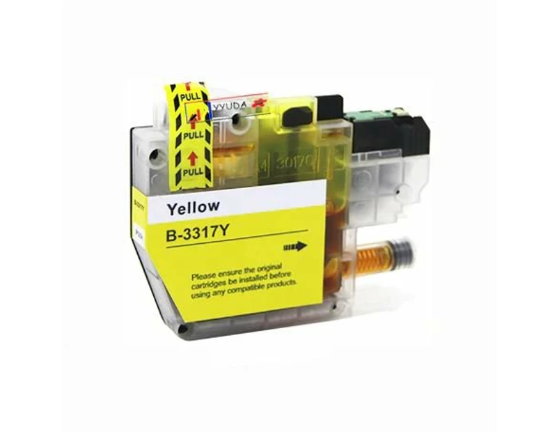 Compatible Brother LC-3317 Yellow Ink Cartridge - 550 pages
