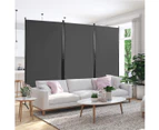 Giantex 3 Panel Room Divider Screen Folding Privacy Screen Wall Partition Stand Home Office Grey