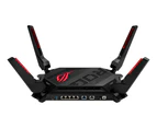 Asus ROG Rapture GT-AX6000 Wi-Fi 6 IEEE 802.11ax Ethernet Wireless Router - Dual Band - 2.40 GHz ISM Band - 5 GHz UNII Band - 4 x Antenna(4 x - 744 -