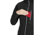 Trespass Womens Bela II Waterproof Softshell Jacket (Black) - TP3440