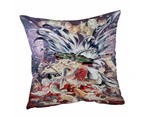 Cushion Cover 45cm x 45cm Double Sided Print Fairytale Art Faerie Witch of Cats