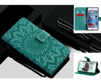 Oppo A15 Case Wallet Cover Green