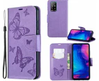 Oppo A74 Case 5G Wallet Cover Purple