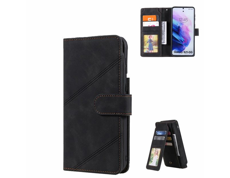 iPhone 6 Plus Case Wallet Cover Black