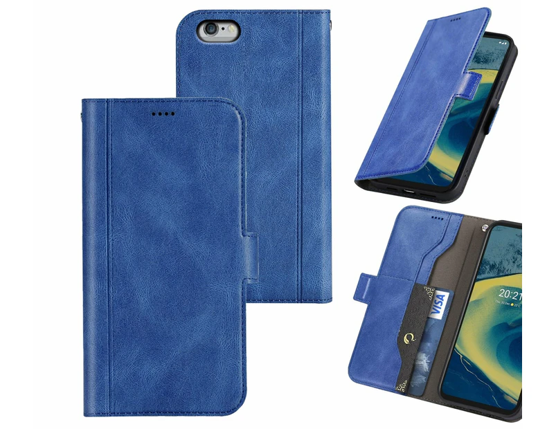 iPhone 7 Case Wallet Cover Blue