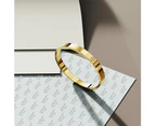 Carmello Stainless Steel Bangle in Gold