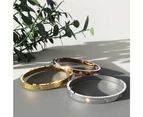 Cecelia Stainless Steel Bangle in Gold