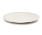 Set of 6 Salt & Pepper 20cm Plisset Side Plates - White