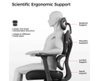 Eureka GC06 Norn Series Ergonomic Gaming Chair - Black/Grey