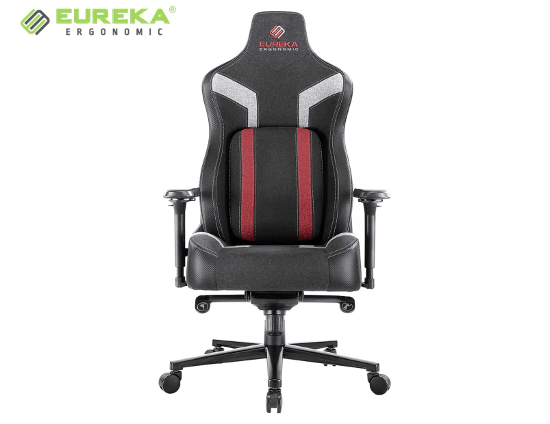 Eureka GC08 Python II Series Ergonomic Gaming Chair - Black/Red