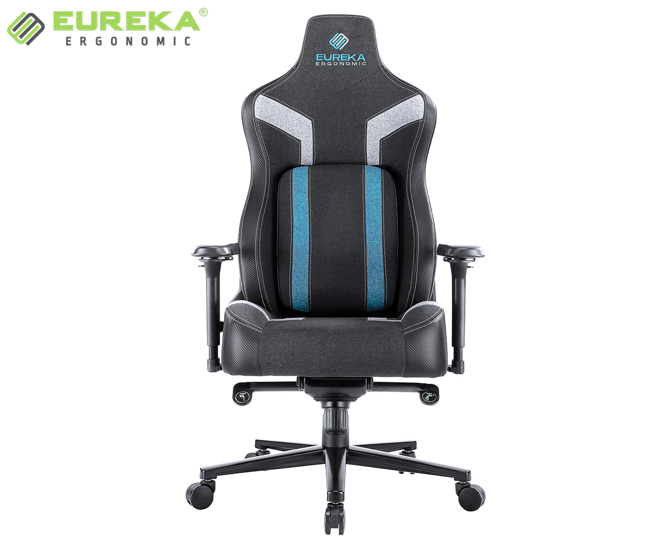 Eureka GC08 Python II Series Ergonomic Gaming Chair - Black/Blue