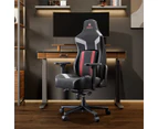 Eureka GC08 Python II Series Ergonomic Gaming Chair - Black/Red